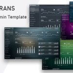 قالب HTML ناحیه مدیریت Dashtrans ساخته شده با بوت استرپ 5